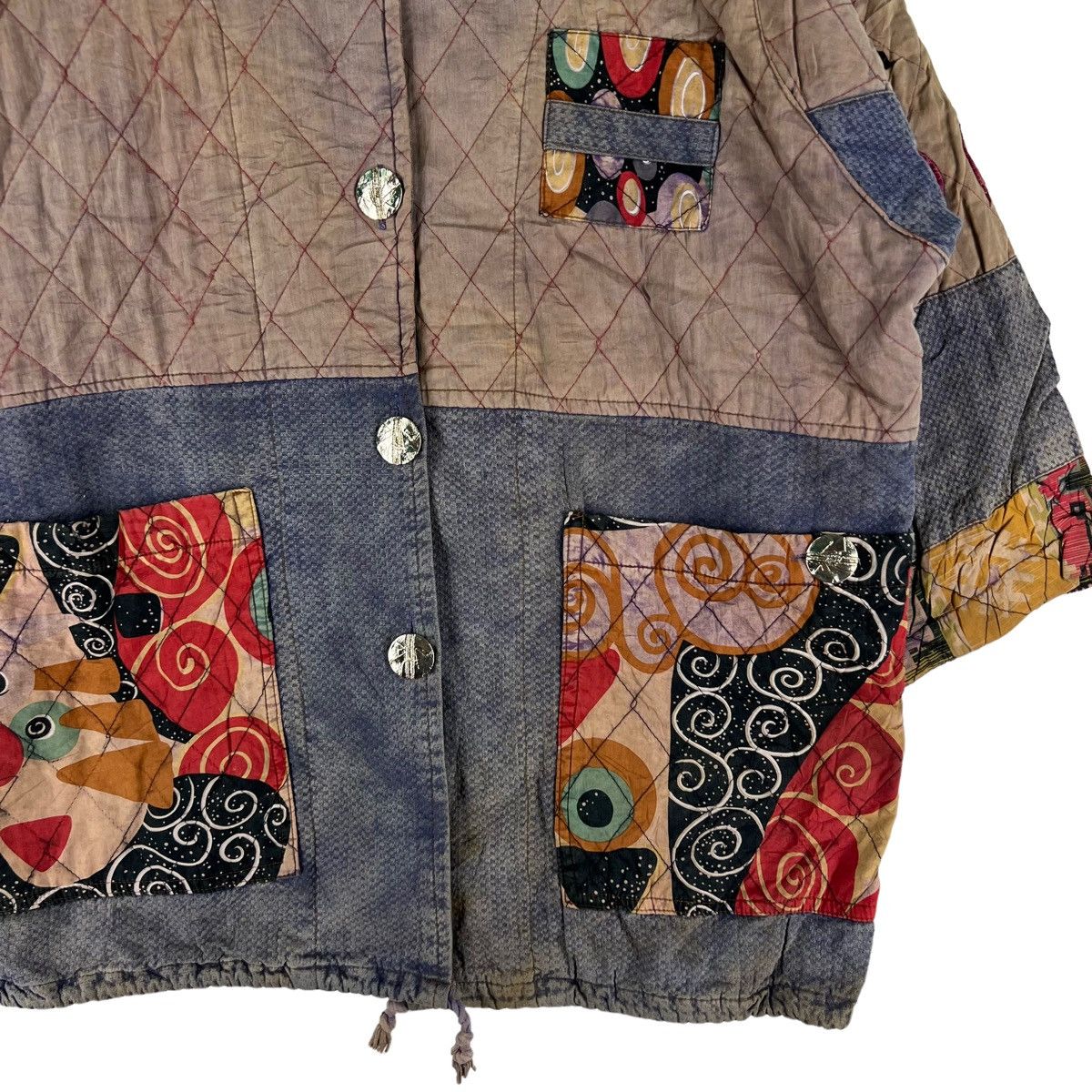 Japanese Brand VINTAGE BUTTON JACKET AZTEC NAVAJO DESIGN JAPAN MADE Size US L / EU 52-54 / 3 - 5 Thumbnail