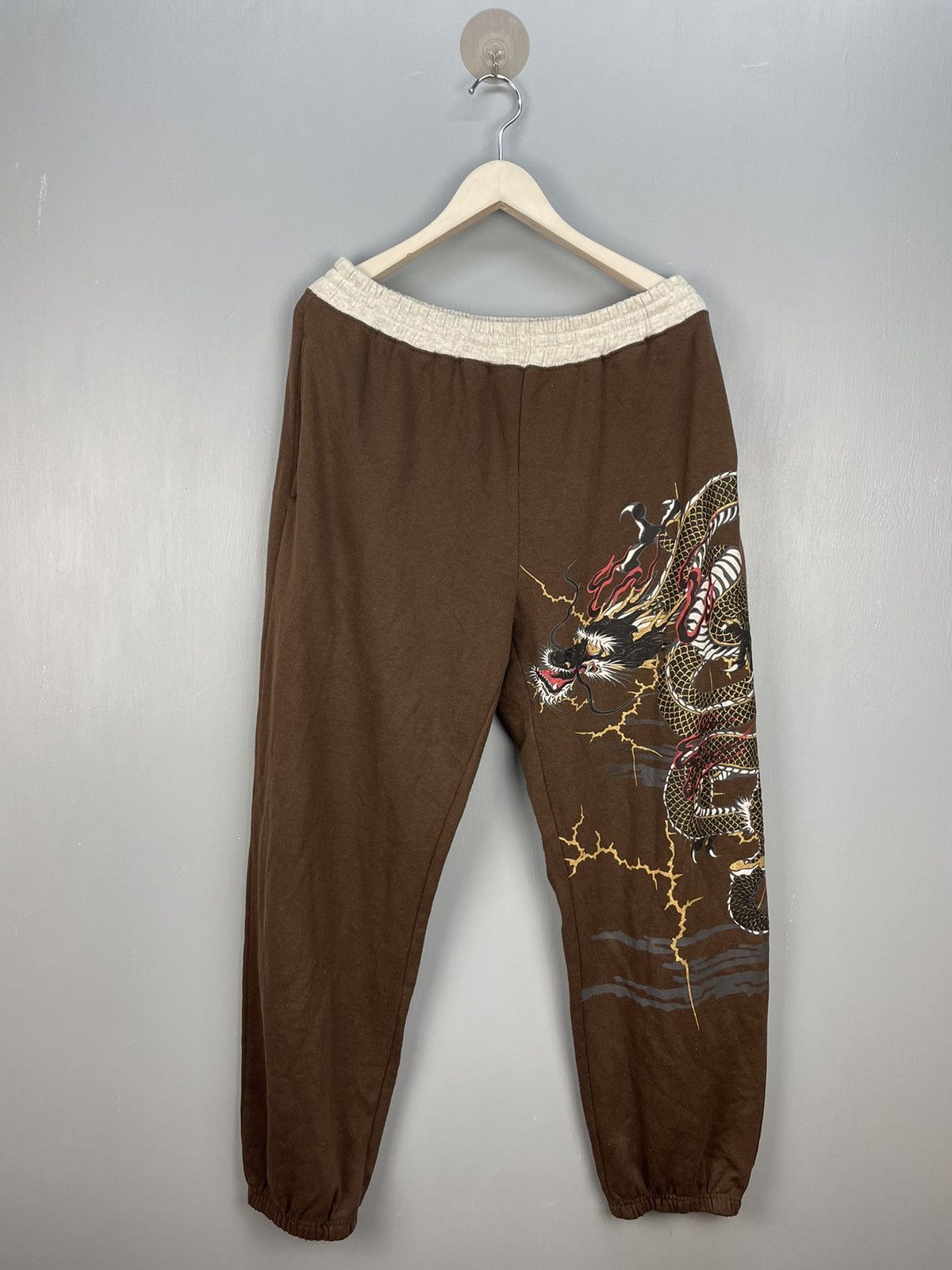 Japanese Brand Rough One set sweatshirts dragon print Size US XL / EU 56 / 4 - 8 Thumbnail