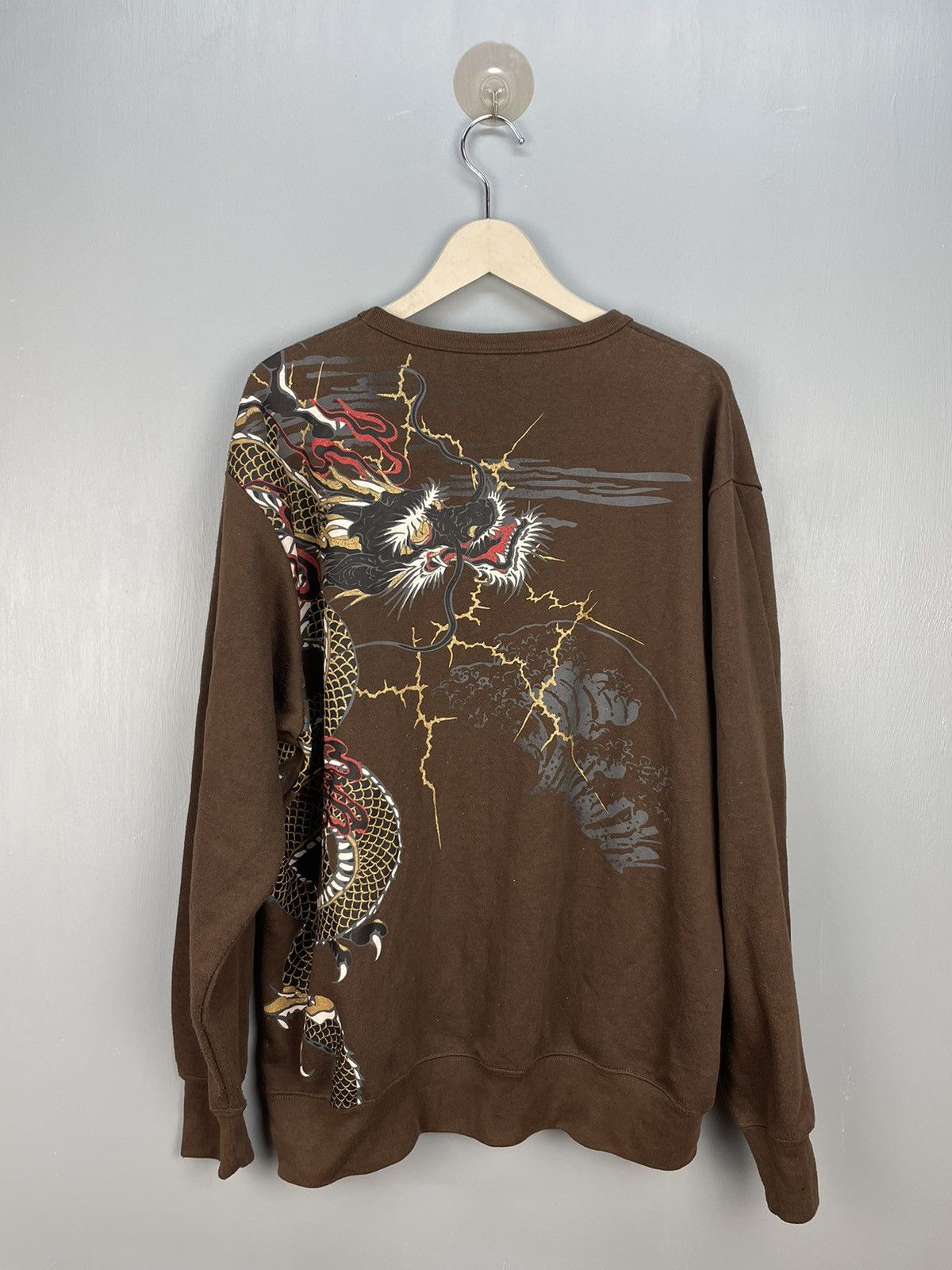 Japanese Brand Rough One set sweatshirts dragon print Size US XL / EU 56 / 4 - 3 Thumbnail