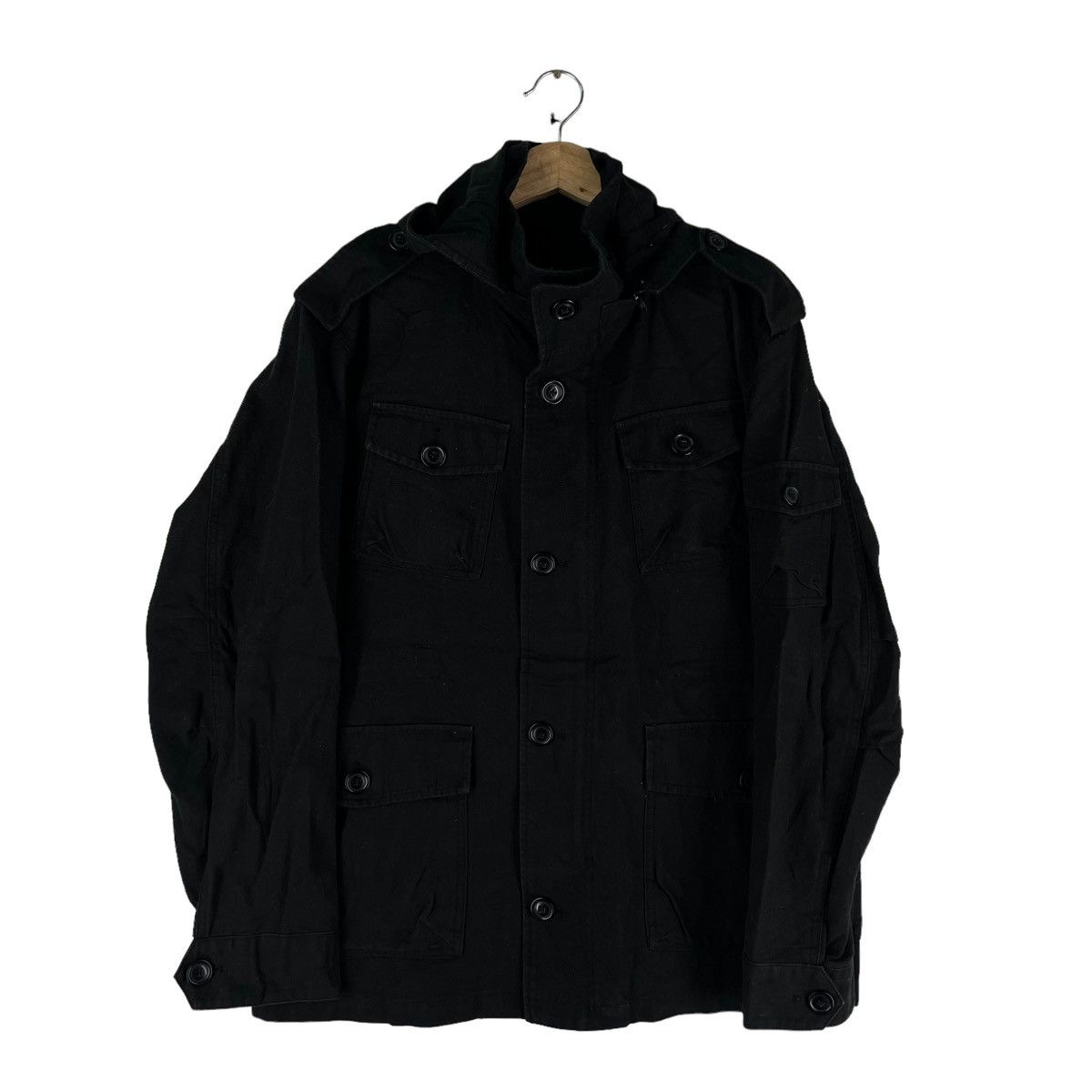 Japanese Brand VINTAGE SURVIVAL MULTI POCKET JACKET INSPECTORS AMORE PURO Size US M / EU 48-50 / 2 - 2 Thumbnail