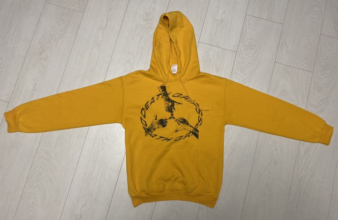 Yellow death store grips hoodie