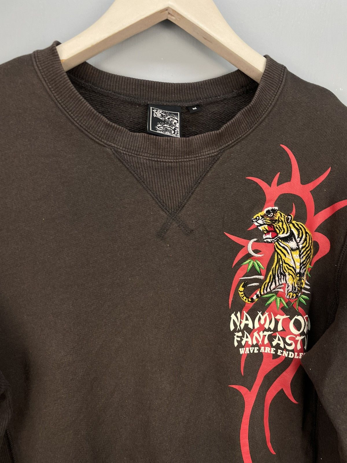 Japanese Brand Namitora Japan tiger Sukajan style sweatshirt Size US M / EU 48-50 / 2 - 3 Thumbnail