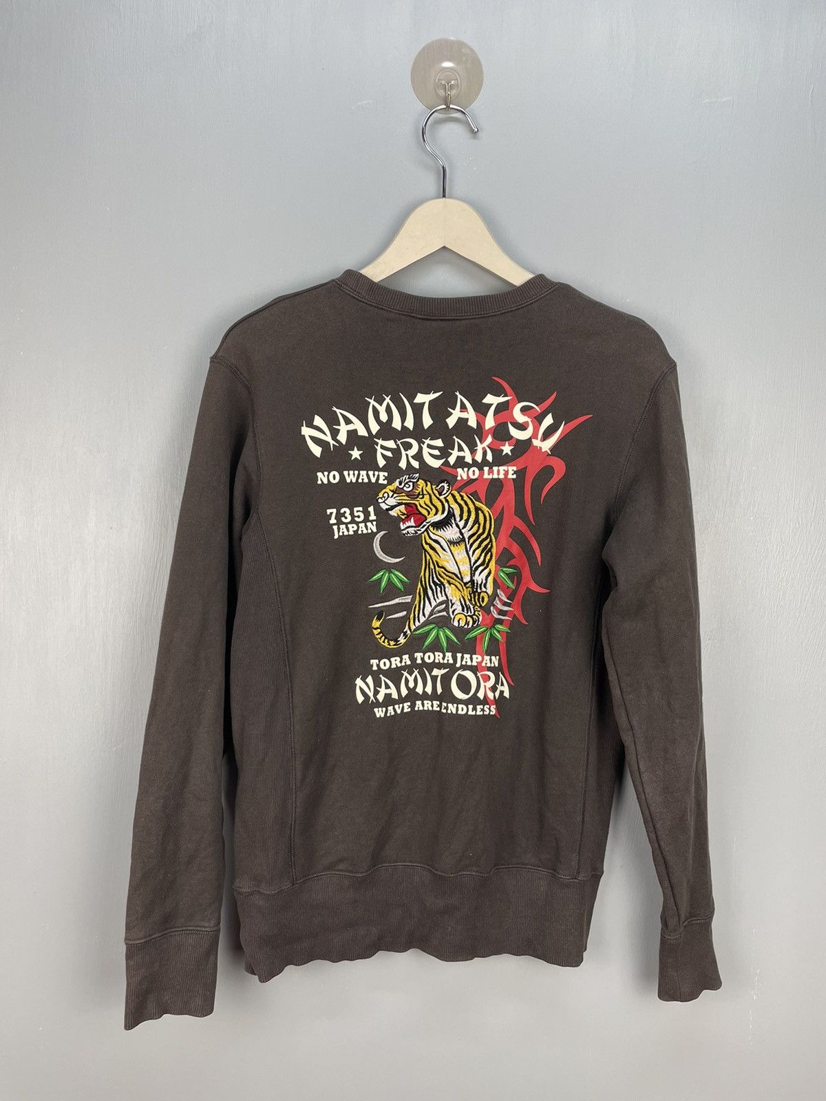 Japanese Brand Namitora Japan tiger Sukajan style sweatshirt Size US M / EU 48-50 / 2 - 1 Thumbnail