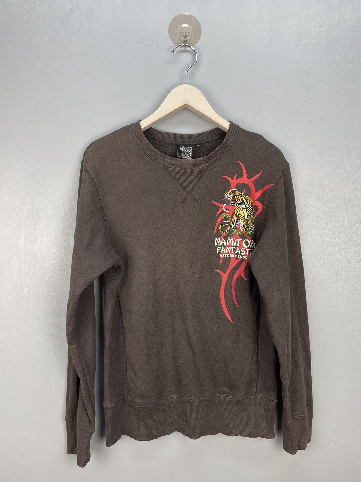 Japanese Brand Namitora Japan tiger Sukajan style sweatshirt Size US M / EU 48-50 / 2 - 2 Thumbnail