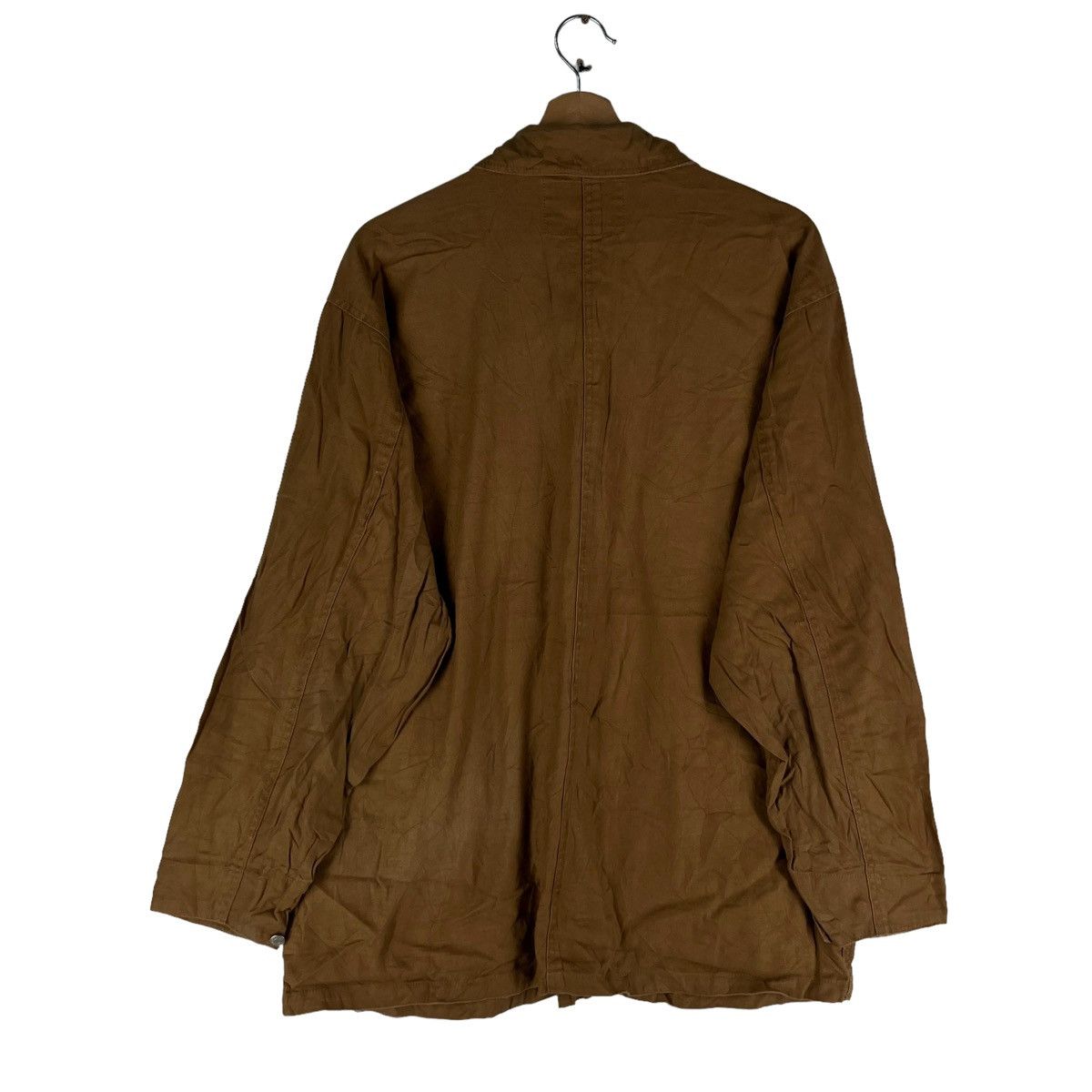 Japanese Brand VINTAGE HIKORY CHORE JACKET HILL CROP ISSEY MIYAKE STYLE Size US L / EU 52-54 / 3 - 9 Thumbnail