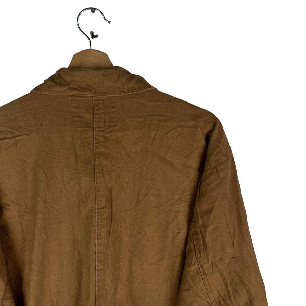 Japanese Brand VINTAGE HIKORY CHORE JACKET HILL CROP ISSEY MIYAKE STYLE Size US L / EU 52-54 / 3 - 8 Thumbnail