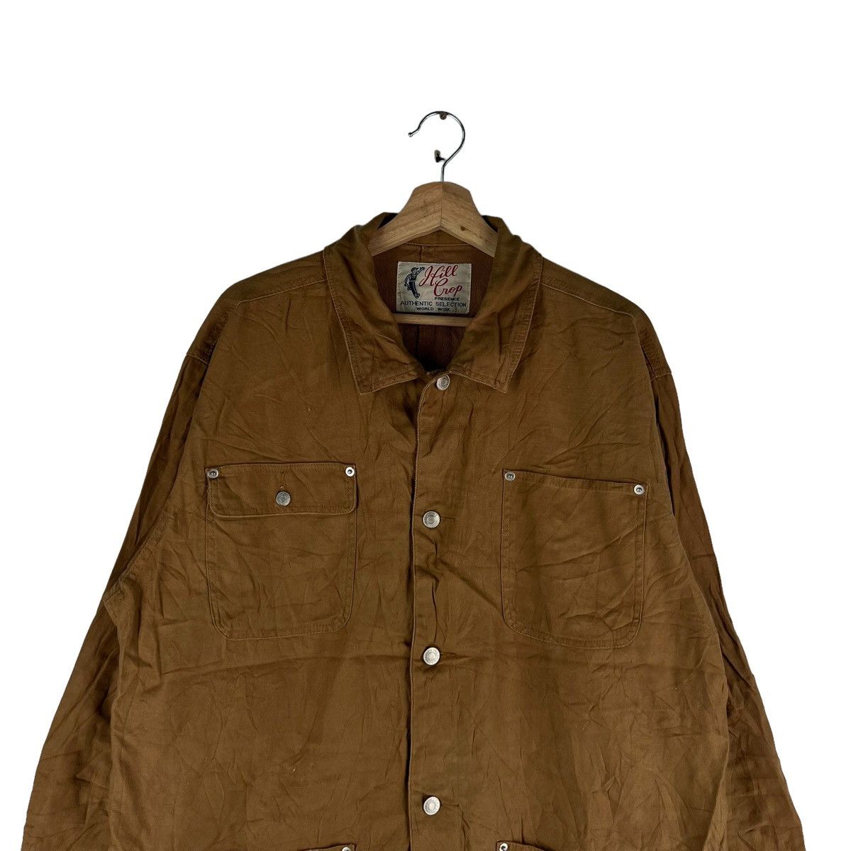 Japanese Brand VINTAGE HIKORY CHORE JACKET HILL CROP ISSEY MIYAKE STYLE Size US L / EU 52-54 / 3 - 2 Thumbnail