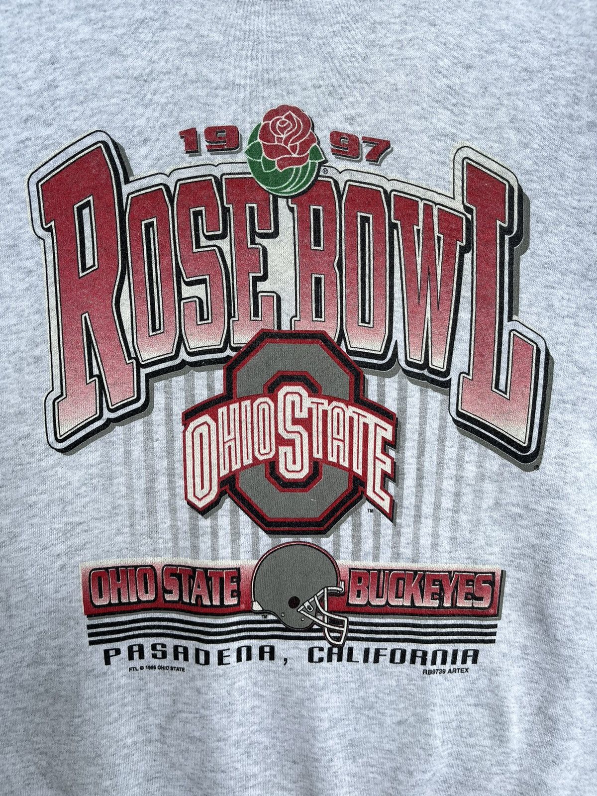 Fruit Of The Loom × NFL 1997 Rose Bowl Ohio States Buckeyes Sweatshirt Size US L / EU 52-54 / 3 - 3 Thumbnail