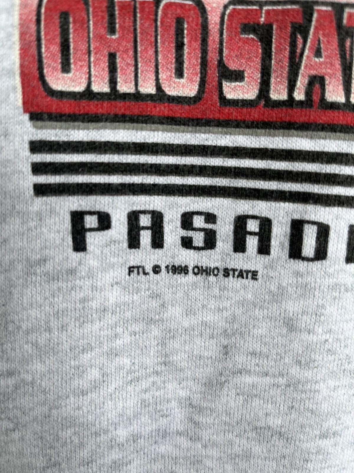 Fruit Of The Loom × NFL 1997 Rose Bowl Ohio States Buckeyes Sweatshirt Size US L / EU 52-54 / 3 - 4 Thumbnail