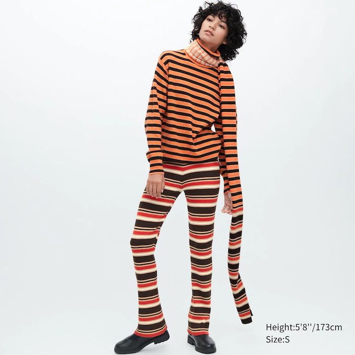 Marni × Uniqlo Marni CASHMERE Striped Turtleneck Sweater XS Extra Small v Size XS / US 0-2 / IT 36-38 - 4 Thumbnail