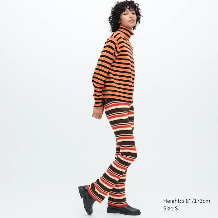 Marni × Uniqlo Marni CASHMERE Striped Turtleneck Sweater XS Extra Small v Size XS / US 0-2 / IT 36-38 - 5 Thumbnail