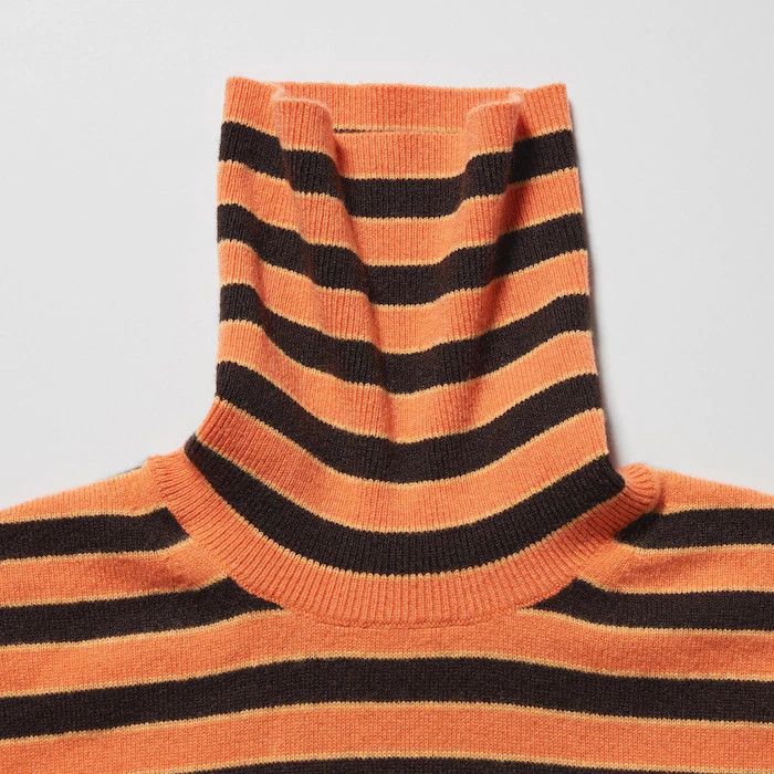 Marni × Uniqlo Marni CASHMERE Striped Turtleneck Sweater XS Extra Small v Size XS / US 0-2 / IT 36-38 - 3 Thumbnail