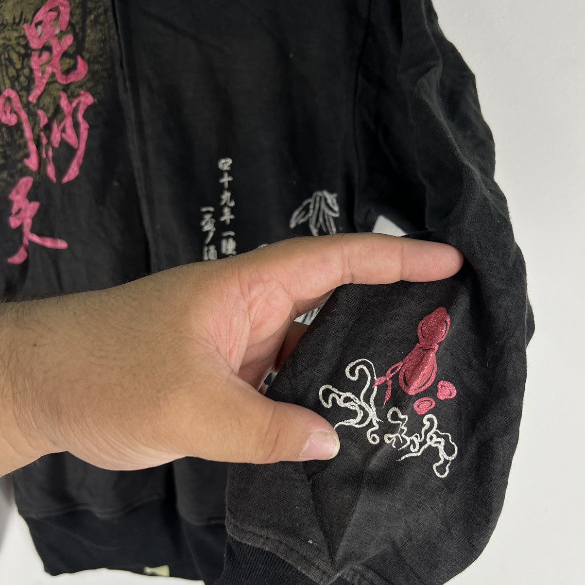 Japanese Brand VINTAGE SUKAJAN JACKET BIG LOGO BY LEGEND OF JAPANESE Size US L / EU 52-54 / 3 - 11 Thumbnail