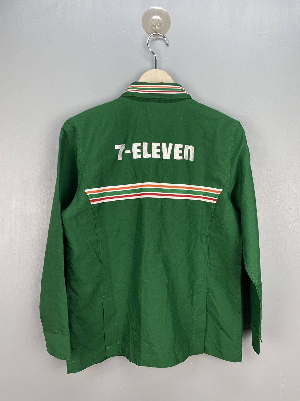 Vintage 7 Eleven zip up shirt Size US M / EU 48-50 / 2 - 2 Thumbnail