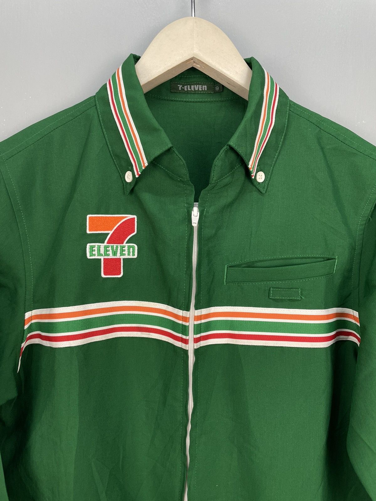 Vintage 7 Eleven zip up shirt Size US M / EU 48-50 / 2 - 3 Thumbnail