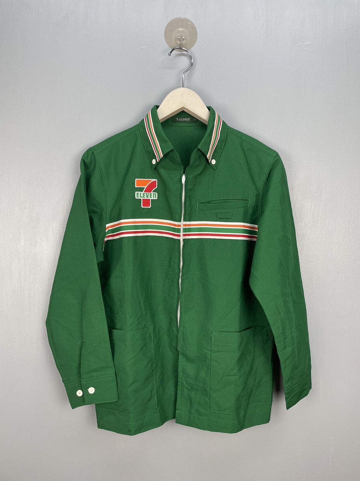 Vintage 7 Eleven zip up shirt Size US M / EU 48-50 / 2 - 1 Thumbnail