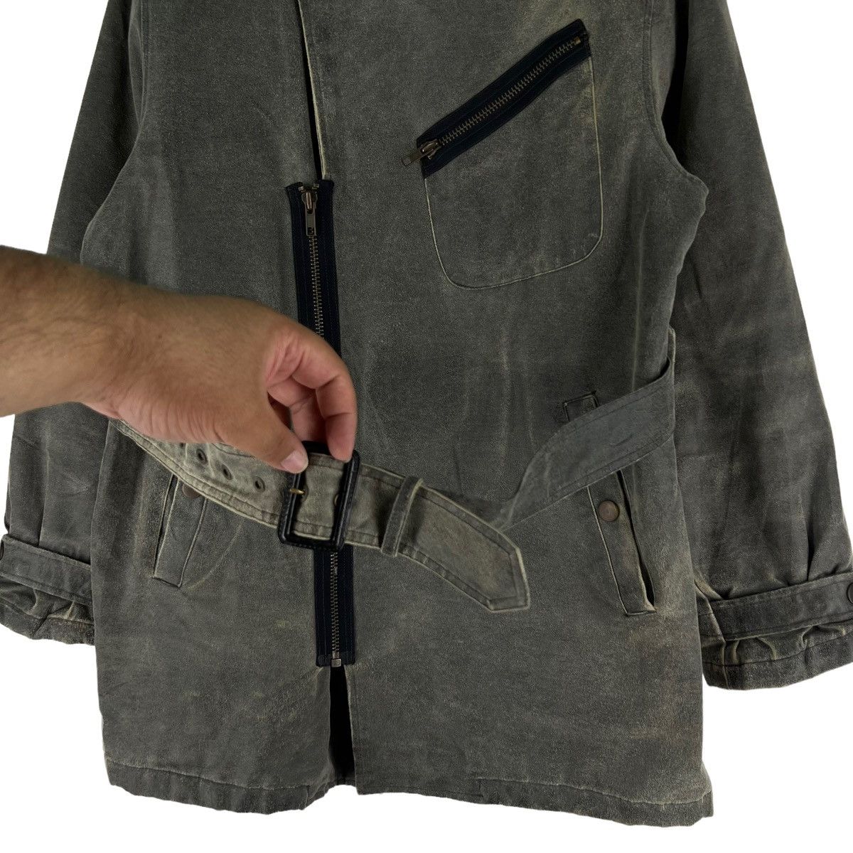 Japanese Brand CHORE JACKET PARACHUTE BONDAGE DESIGN MOVIN JAPAN MADE Size US M / EU 48-50 / 2 - 6 Thumbnail