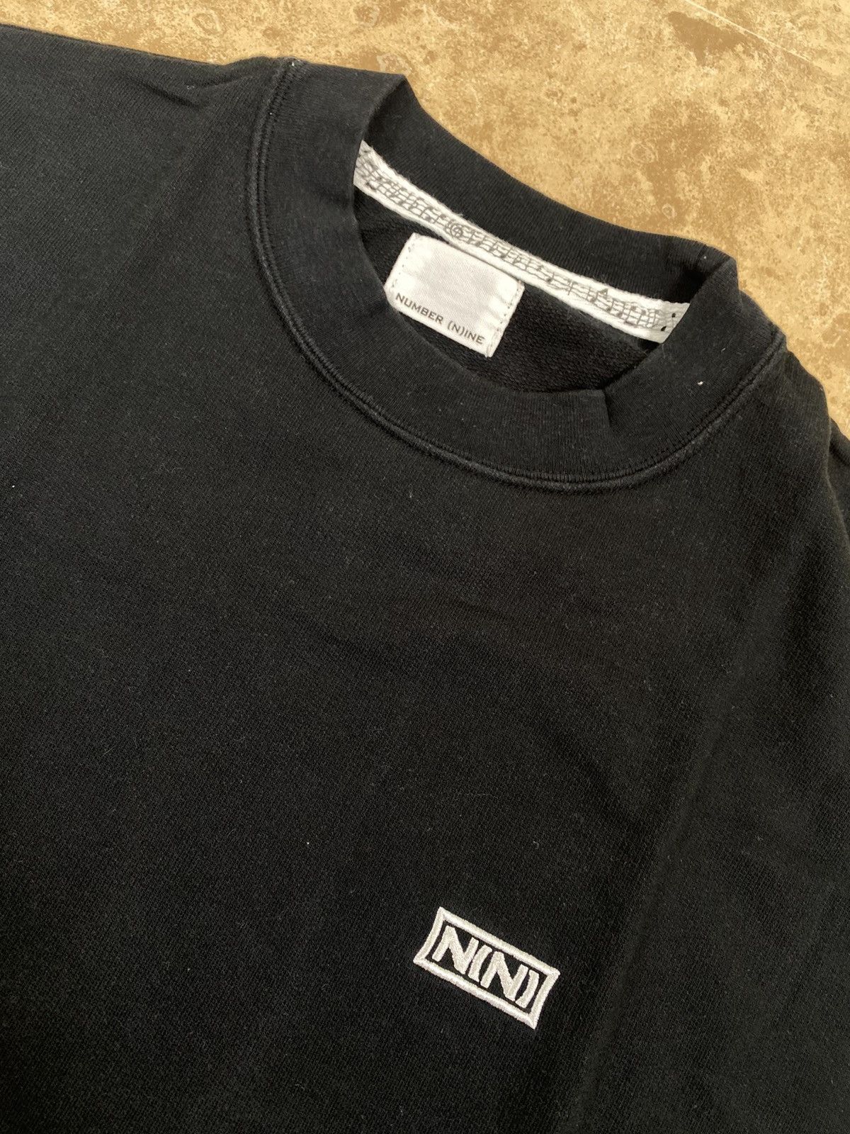 Number Nine distressed raw hem shirt