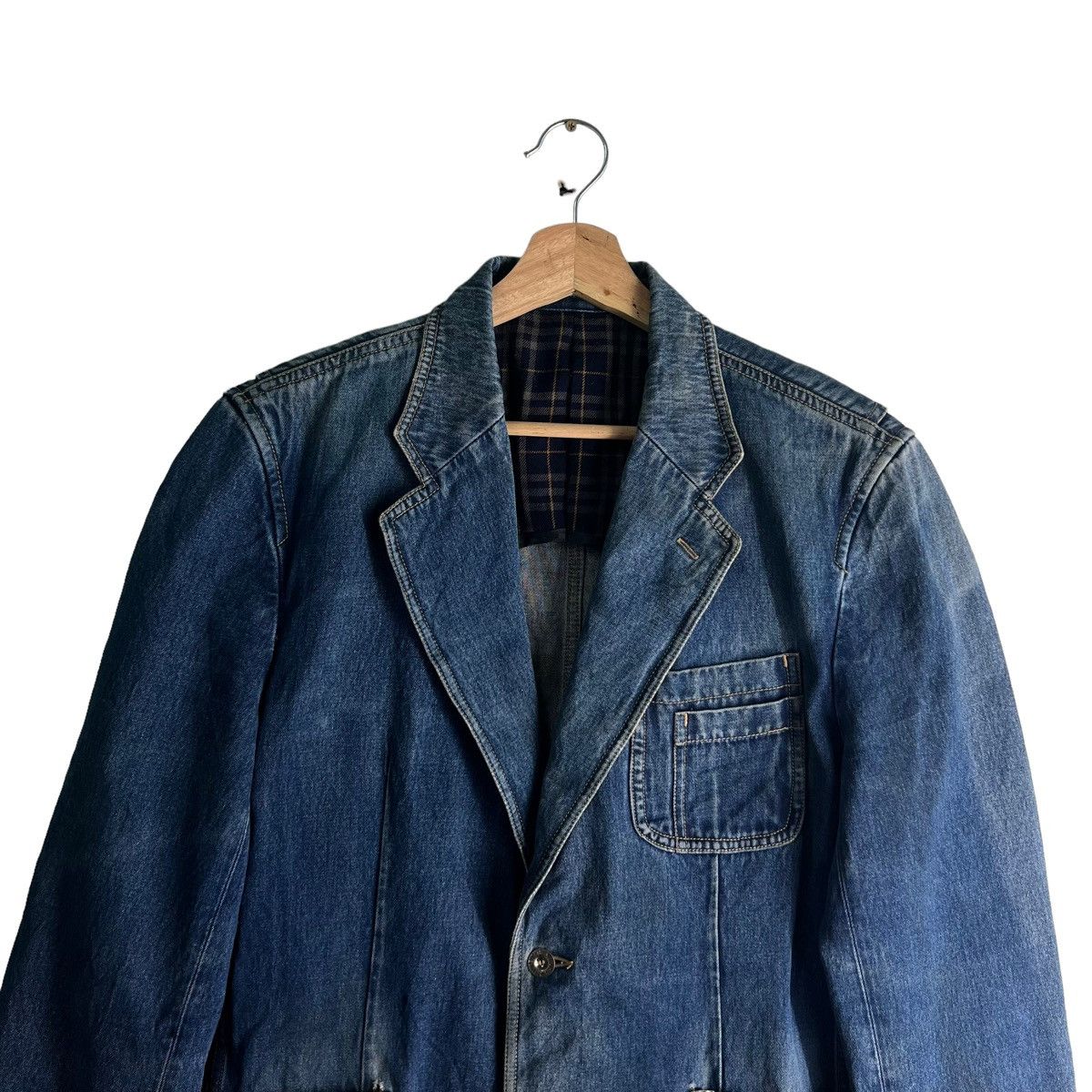 Japanese Brand VINTAGE CHORE DENIM JACKET G STAGE ISSEY MIYAKE INSPIRED Size US S / EU 44-46 / 1 - 4 Thumbnail