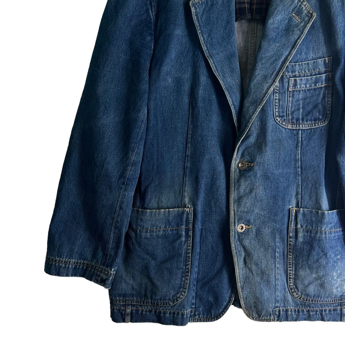 Japanese Brand VINTAGE CHORE DENIM JACKET G STAGE ISSEY MIYAKE INSPIRED Size US S / EU 44-46 / 1 - 3 Thumbnail
