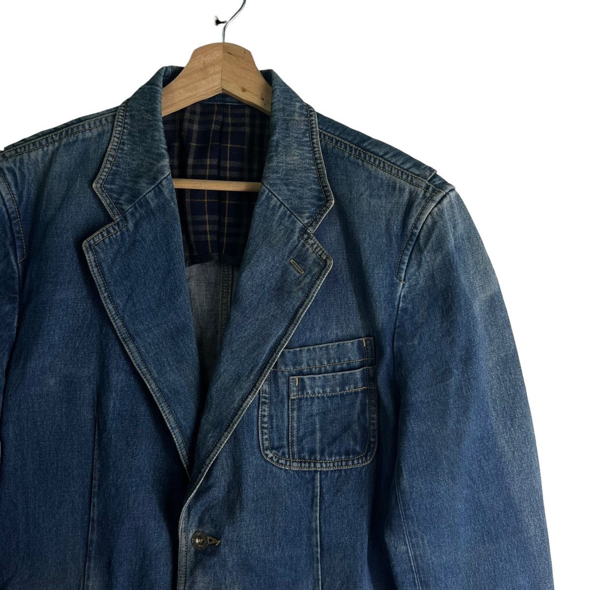 Japanese Brand VINTAGE CHORE DENIM JACKET G STAGE ISSEY MIYAKE INSPIRED Size US S / EU 44-46 / 1 - 2 Thumbnail