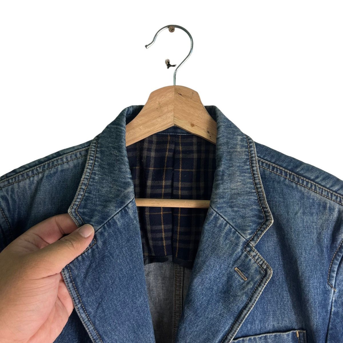 Japanese Brand VINTAGE CHORE DENIM JACKET G STAGE ISSEY MIYAKE INSPIRED Size US S / EU 44-46 / 1 - 7 Thumbnail