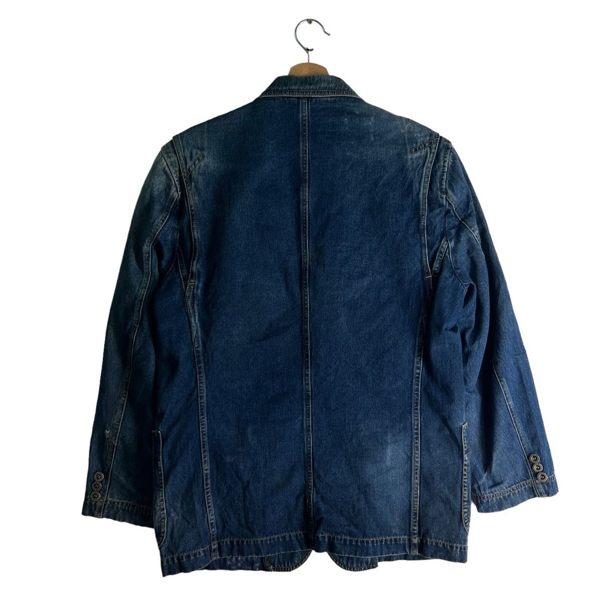 Japanese Brand VINTAGE CHORE DENIM JACKET G STAGE ISSEY MIYAKE INSPIRED Size US S / EU 44-46 / 1 - 6 Thumbnail