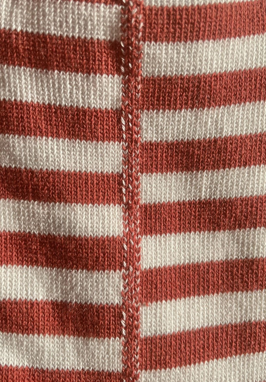 JW Anderson × Uniqlo Red White Striped Block Socks Dress Crew U Line Split Logo Size ONE SIZE - 5 Thumbnail