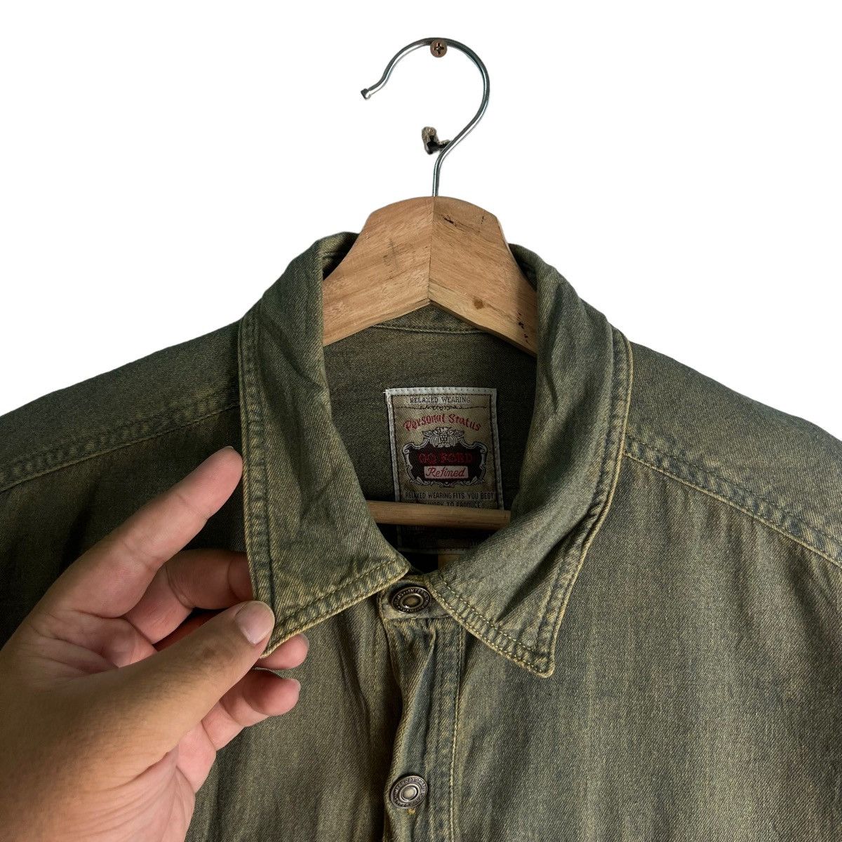 Japanese Brand VINTAGE WORK SHIRT GO FORD JAPAN DISTRESSED PUNK STYLE Size US L / EU 52-54 / 3 - 5 Thumbnail