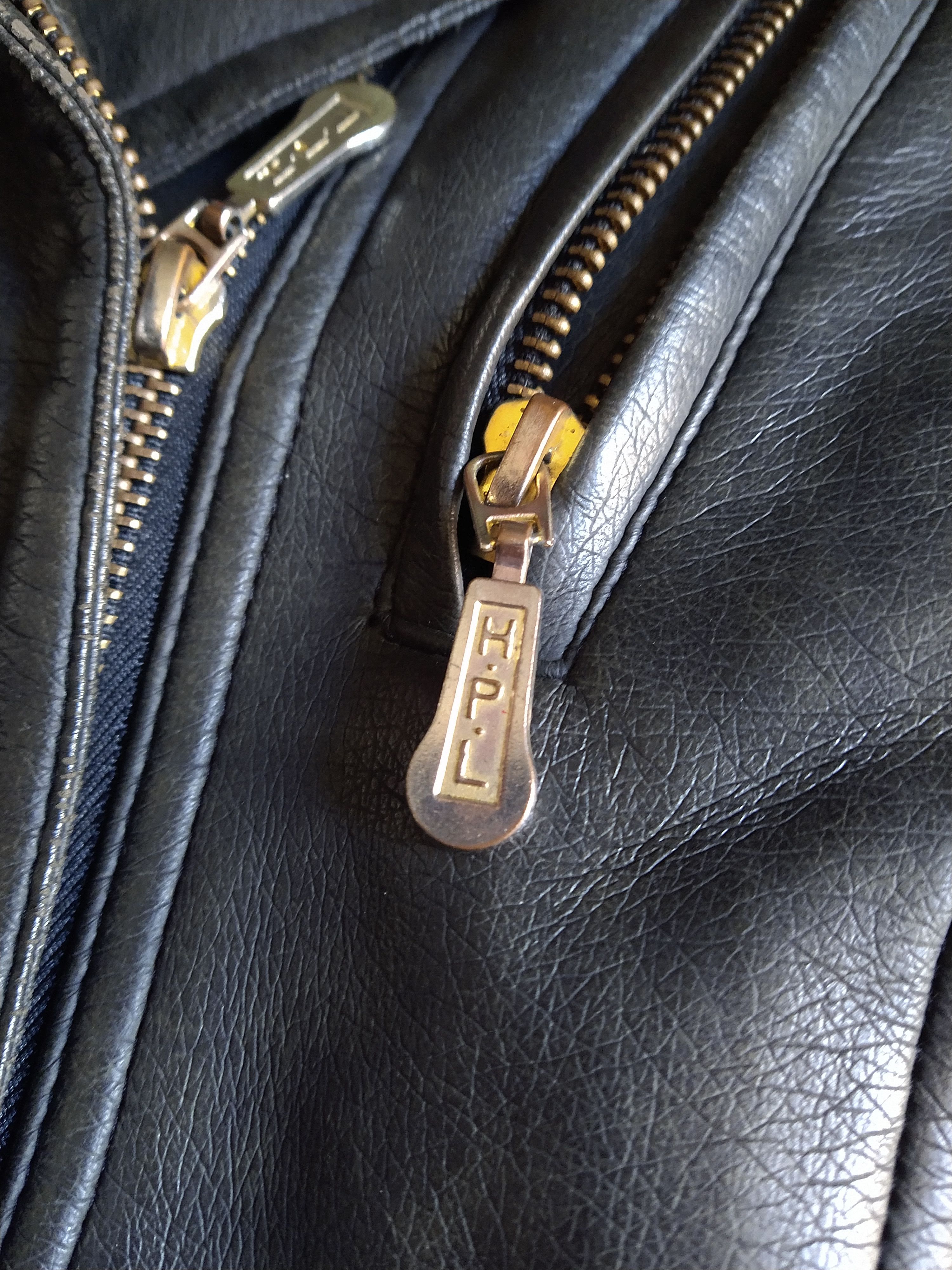 Other Women's Vintage Faux Leather Jacket Small Black Biker Moto Size S / US 4 / IT 40 - 13 Thumbnail