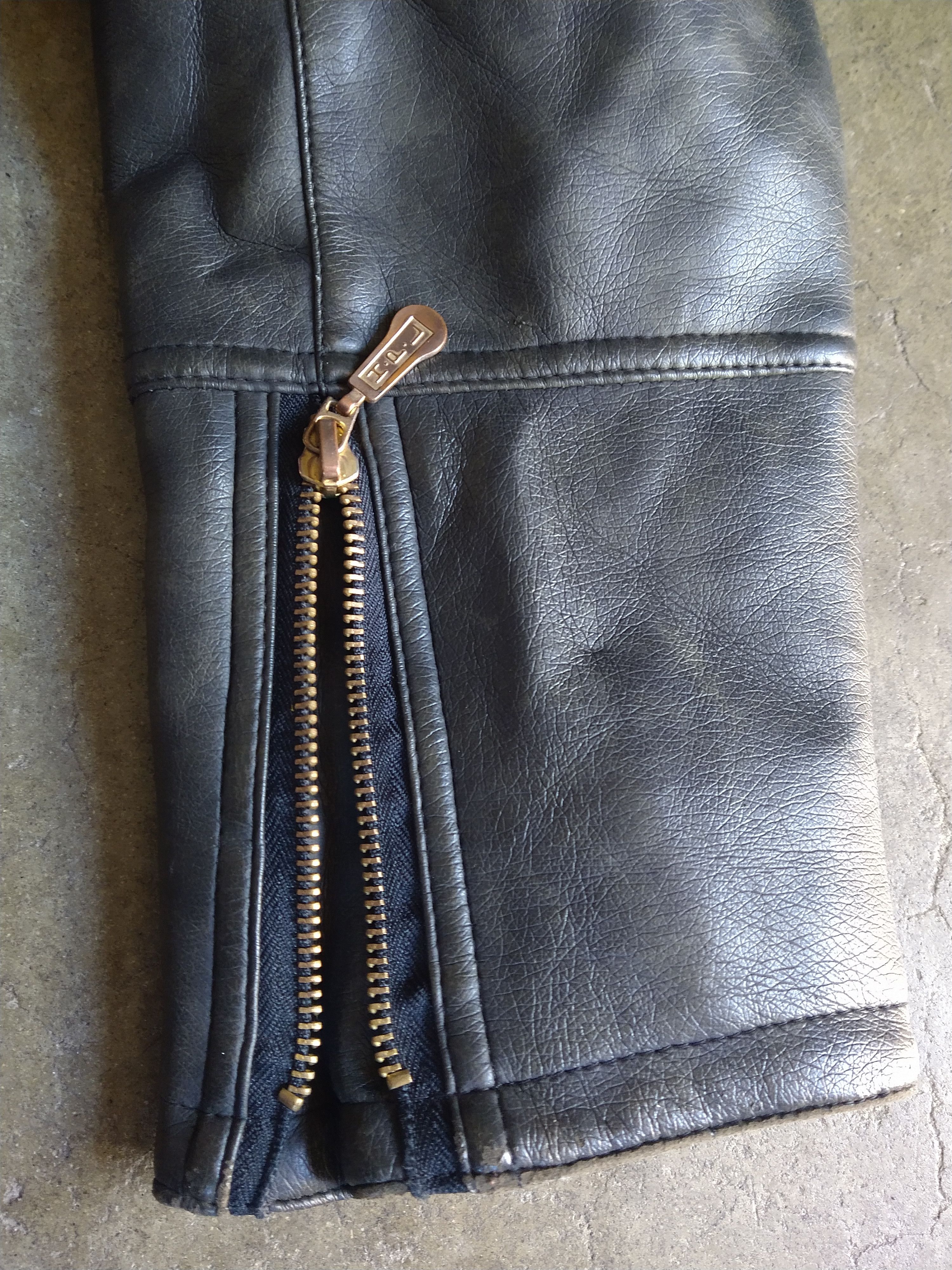 Other Women's Vintage Faux Leather Jacket Small Black Biker Moto Size S / US 4 / IT 40 - 12 Thumbnail