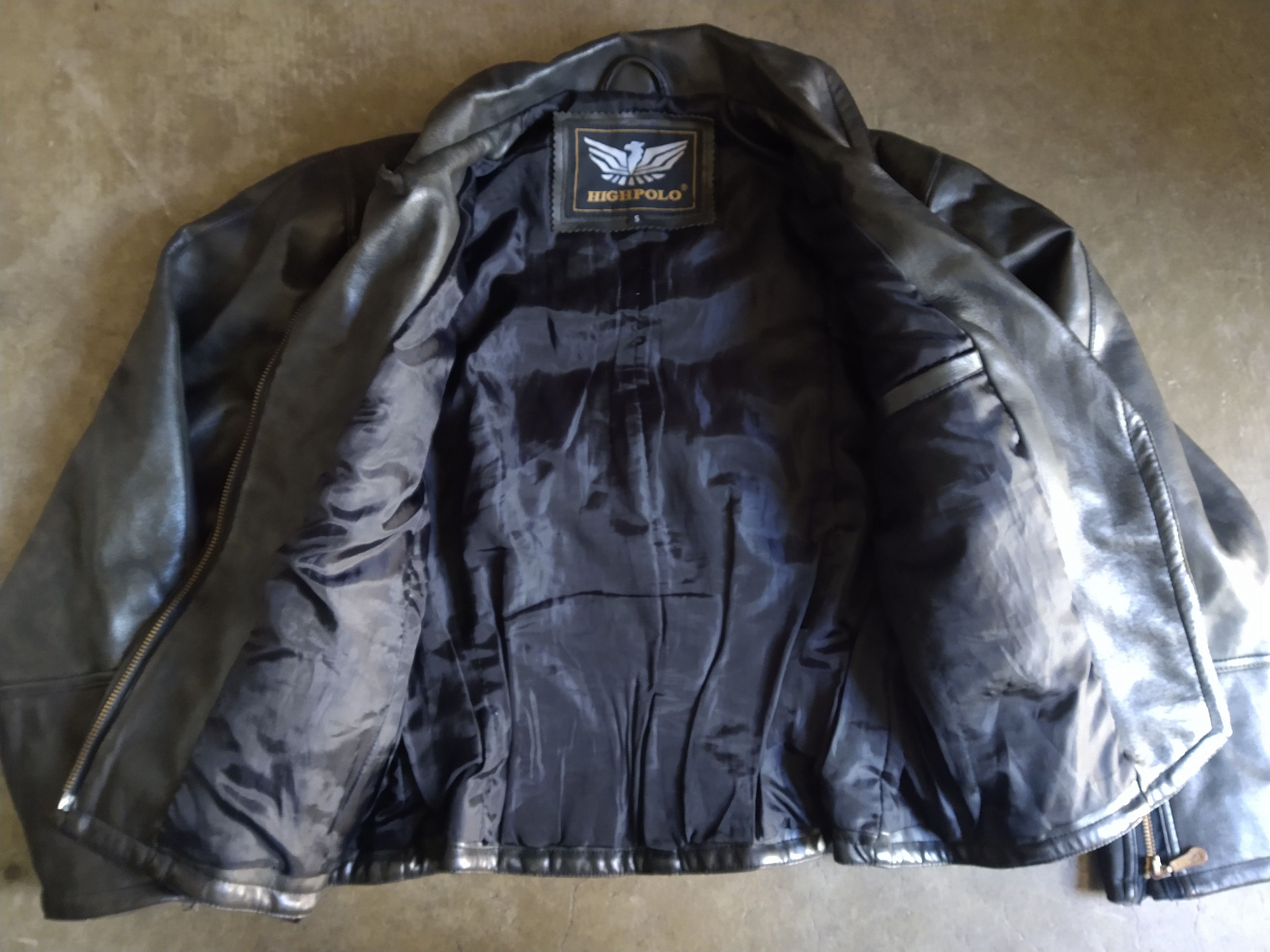 Other Women's Vintage Faux Leather Jacket Small Black Biker Moto Size S / US 4 / IT 40 - 7 Thumbnail