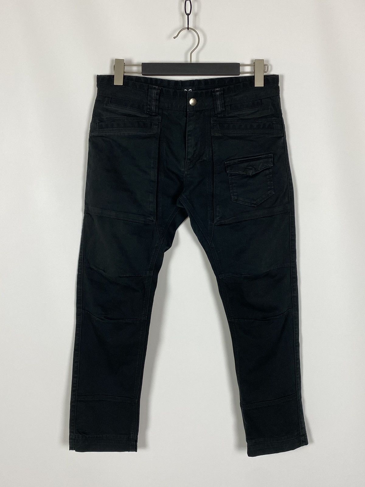 Dolce & Gabbana 2000’s Vintage D&G Cotton Patch Pocket Cagro Biker Pants Size US 31 - 4 Thumbnail