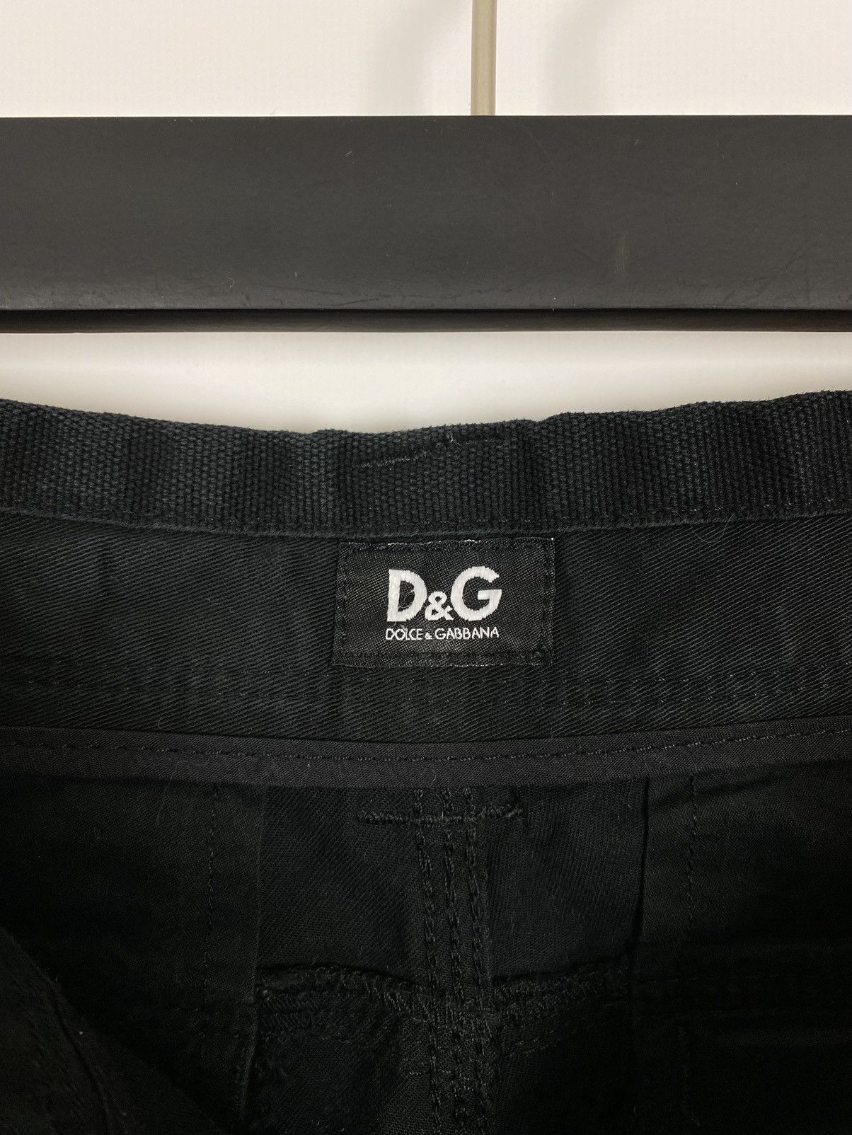 Dolce & Gabbana 2000’s Vintage D&G Cotton Patch Pocket Cagro Biker Pants Size US 31 - 7 Thumbnail