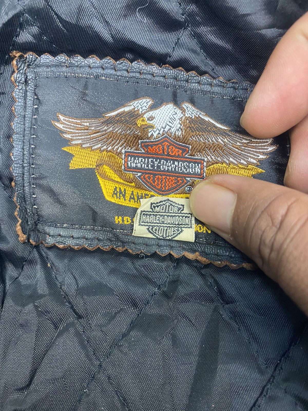 Harley Davidson Vintage Harley Davidson Genuine Leather Jacket Size US L / EU 52-54 / 3 - 11 Thumbnail