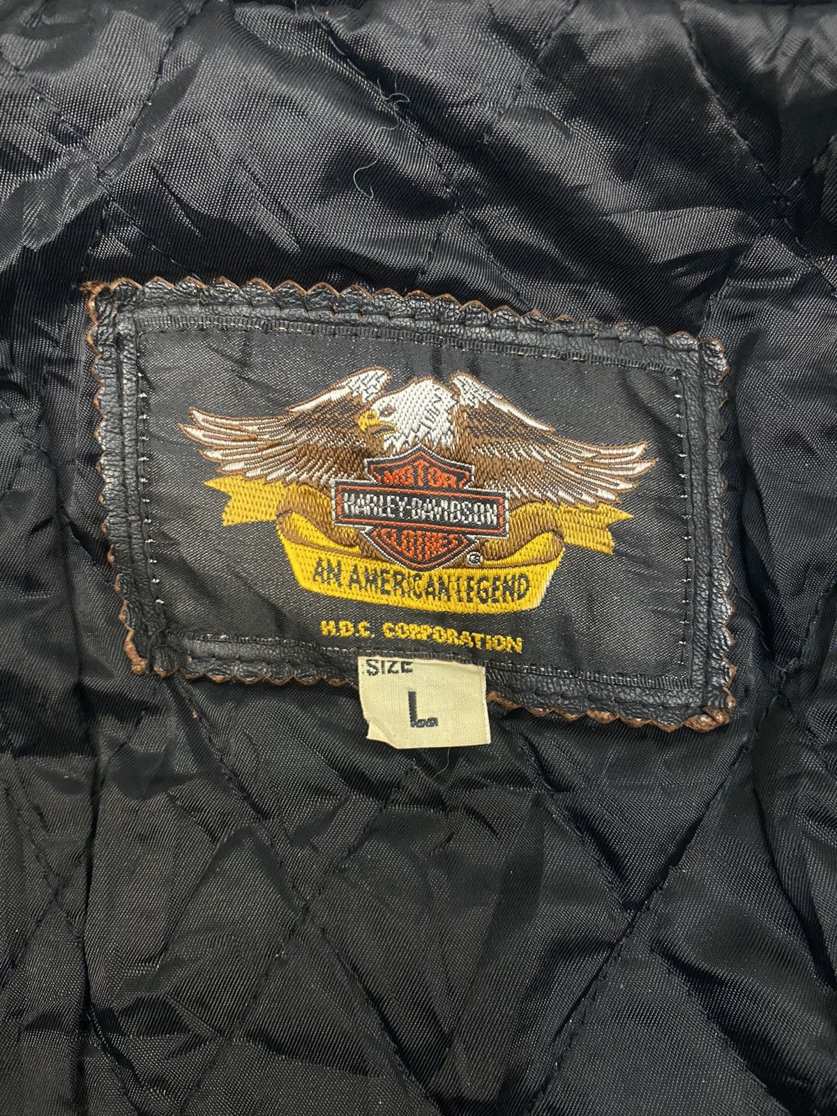 Harley Davidson Vintage Harley Davidson Genuine Leather Jacket Size US L / EU 52-54 / 3 - 10 Thumbnail