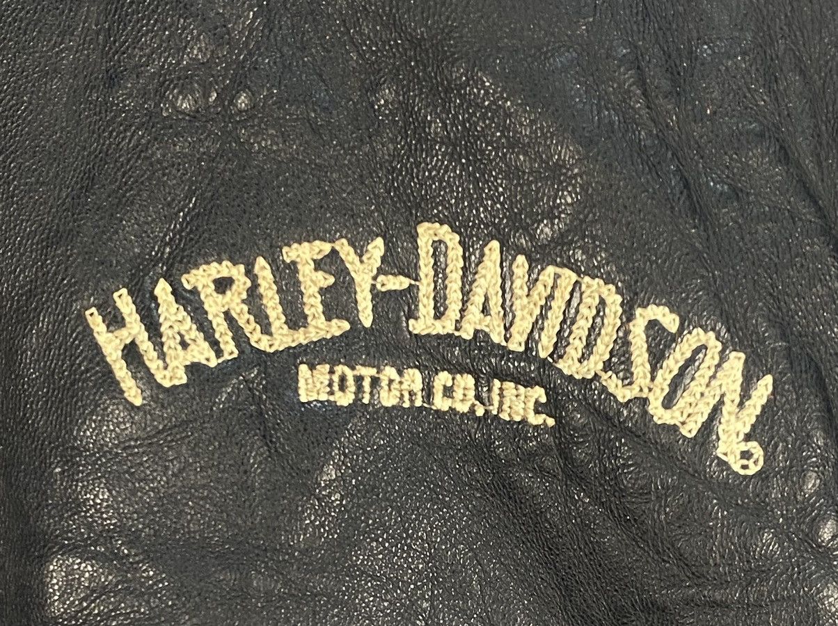 Harley Davidson Vintage Harley Davidson Genuine Leather Jacket Size US L / EU 52-54 / 3 - 7 Thumbnail