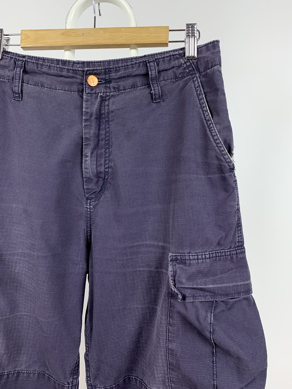 Carhartt Vintage Carhartt Distressed Grey Cargo Pants Travis Style Size US 31 - 12 Thumbnail