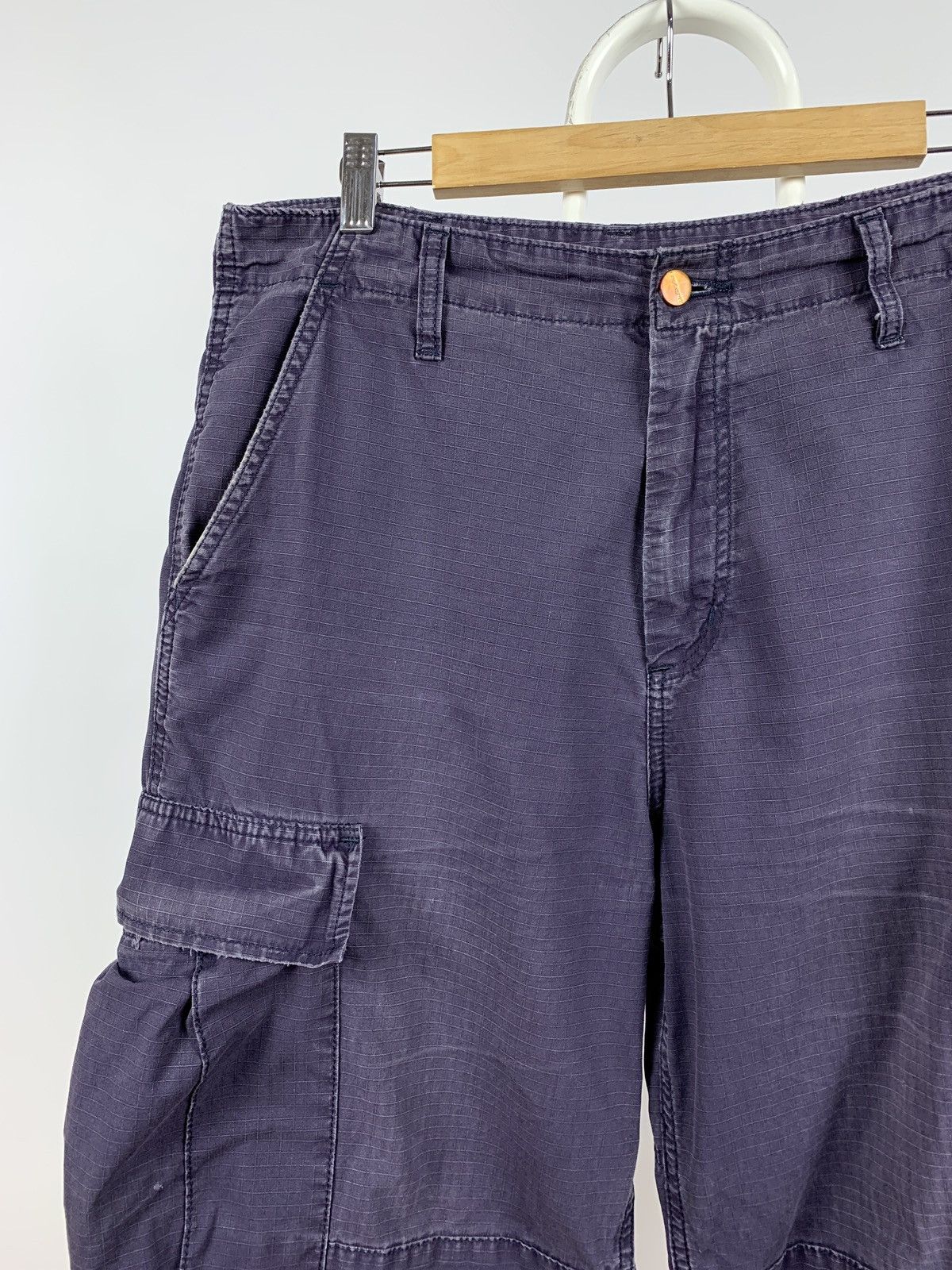 Carhartt Vintage Carhartt Distressed Grey Cargo Pants Travis Style Size US 31 - 13 Thumbnail