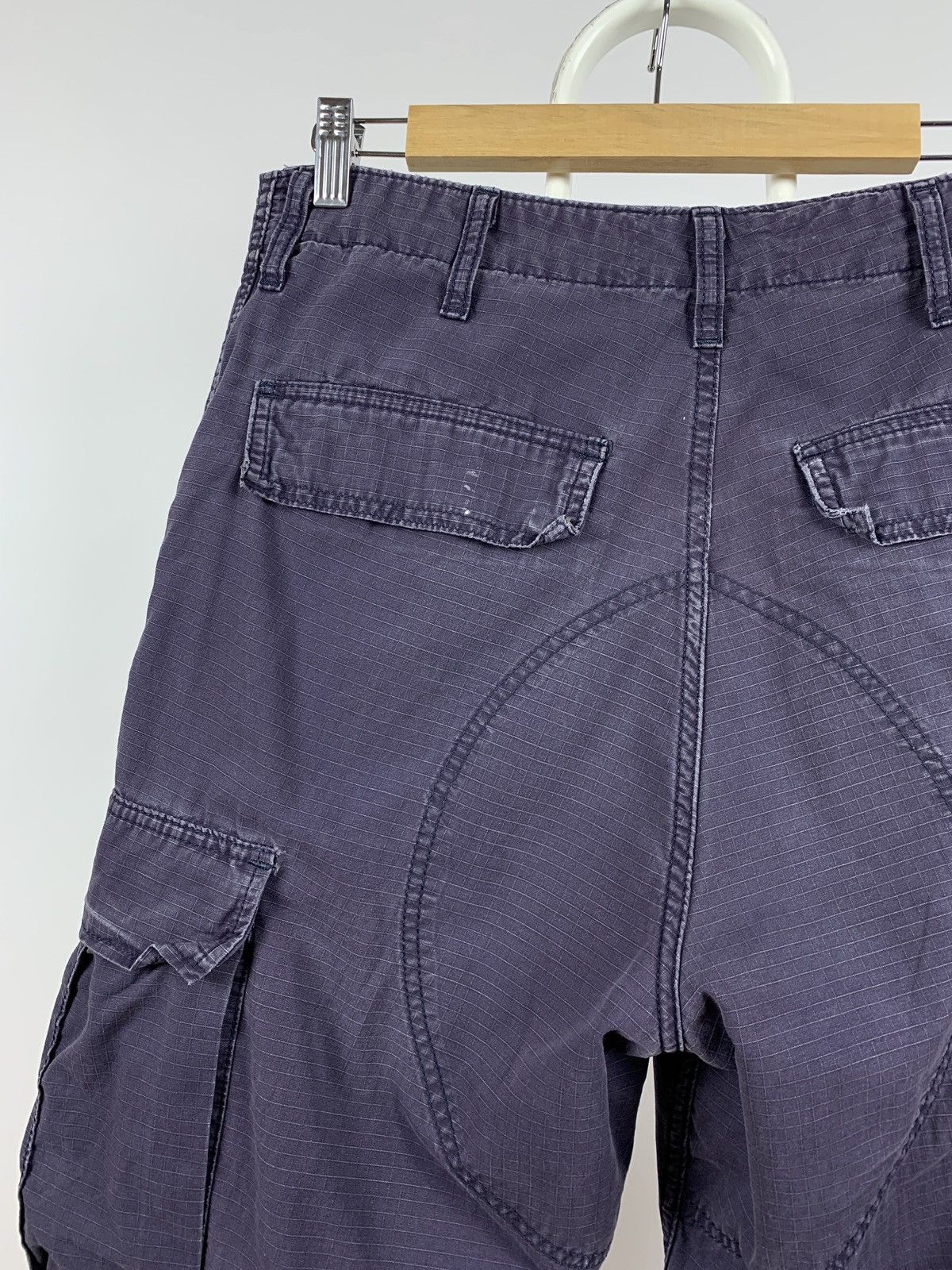 Carhartt Vintage Carhartt Distressed Grey Cargo Pants Travis Style Size US 31 - 10 Thumbnail