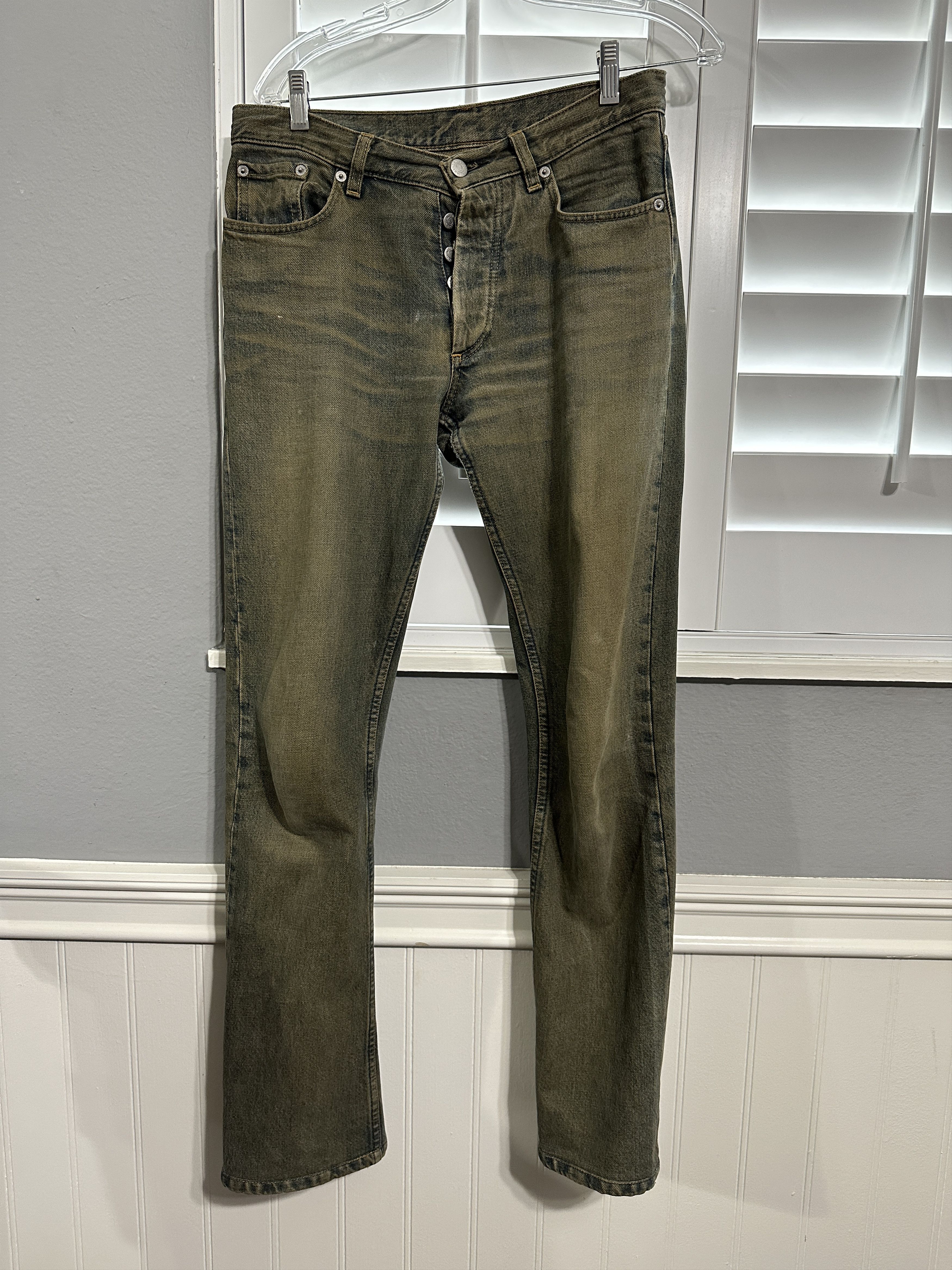 Helmut Lang Helmut Lang Stained Denim Size 30 | Grailed