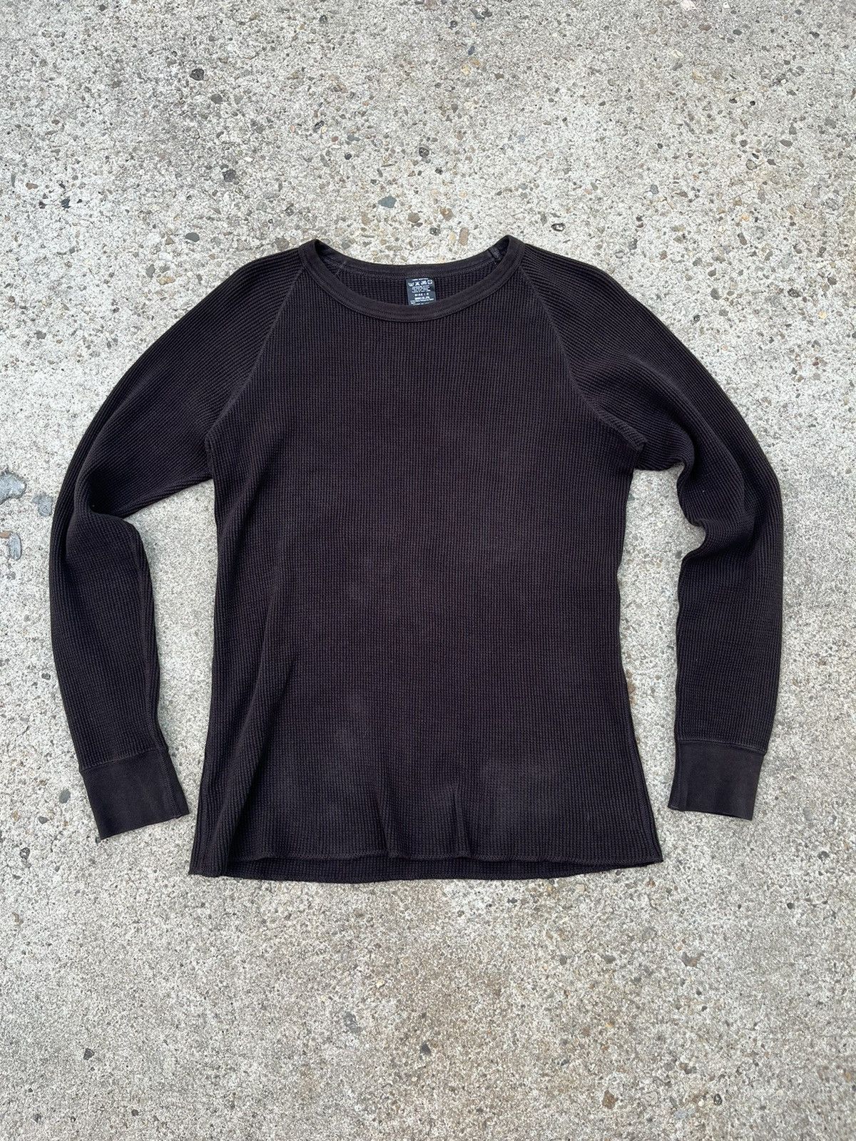 Number (N)ine Number Nine Waffle Knit Thermal Long Sleeve | Grailed