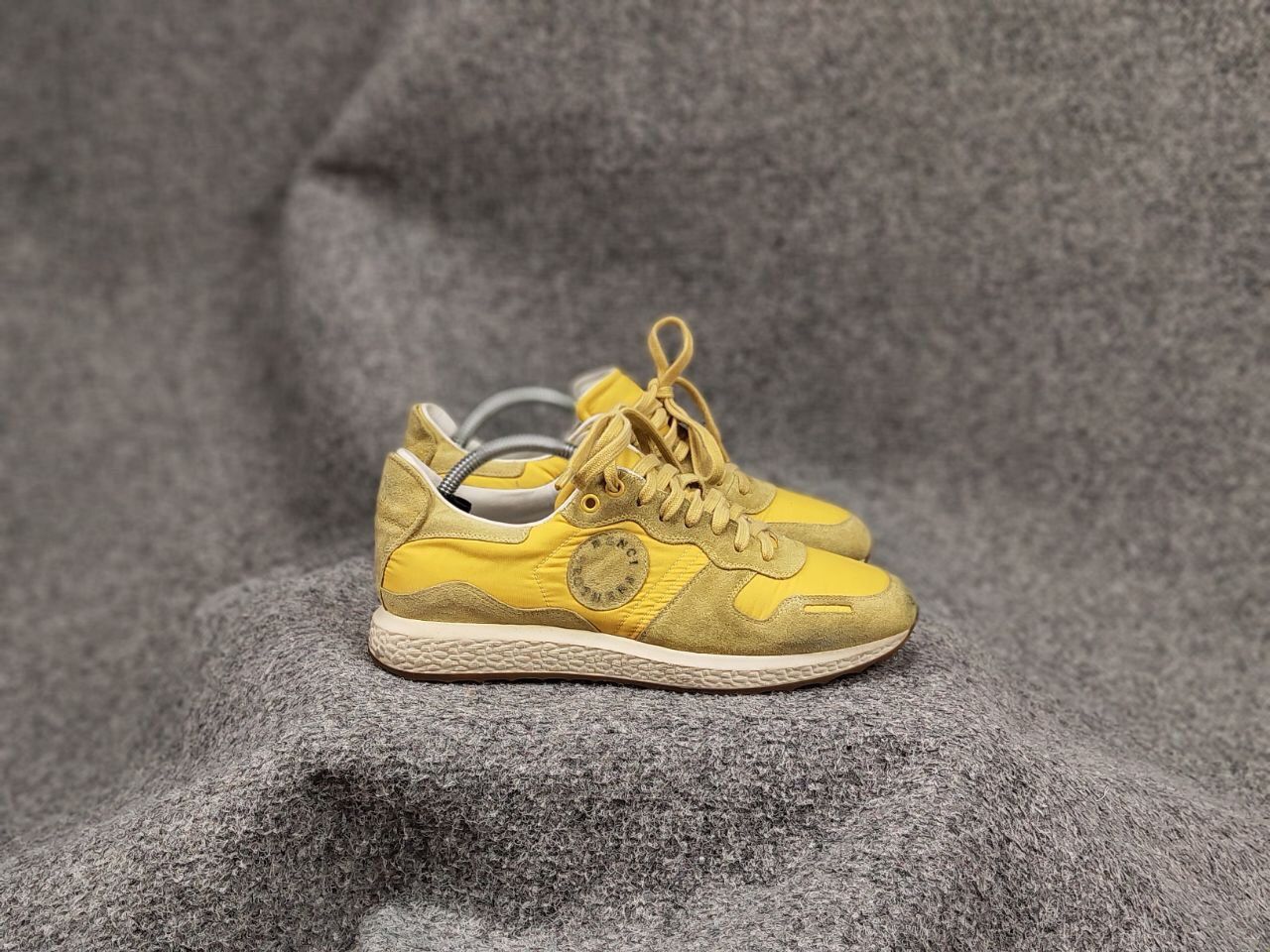 Other Benci Brothers Italy Design Yellow Casual Men's Sneakers Size US 8.5 / EU 41-42 - 3 Thumbnail