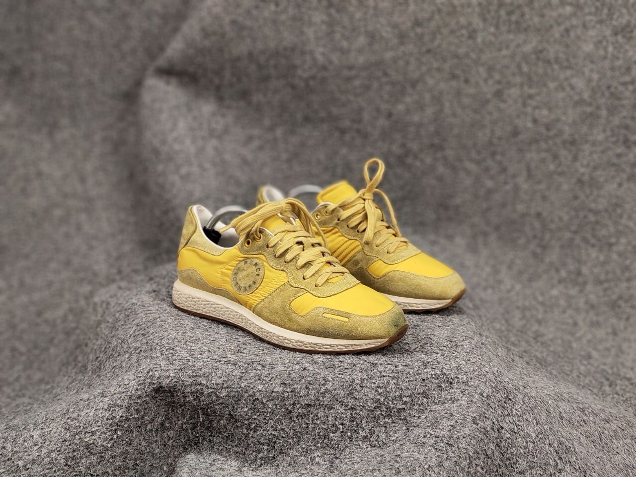 Other Benci Brothers Italy Design Yellow Casual Men's Sneakers Size US 8.5 / EU 41-42 - 2 Thumbnail