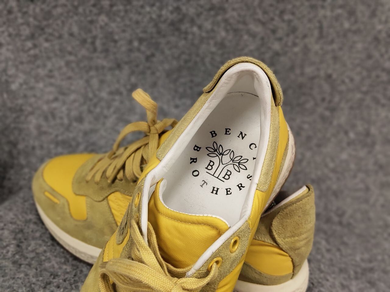 Other Benci Brothers Italy Design Yellow Casual Men's Sneakers Size US 8.5 / EU 41-42 - 18 Thumbnail