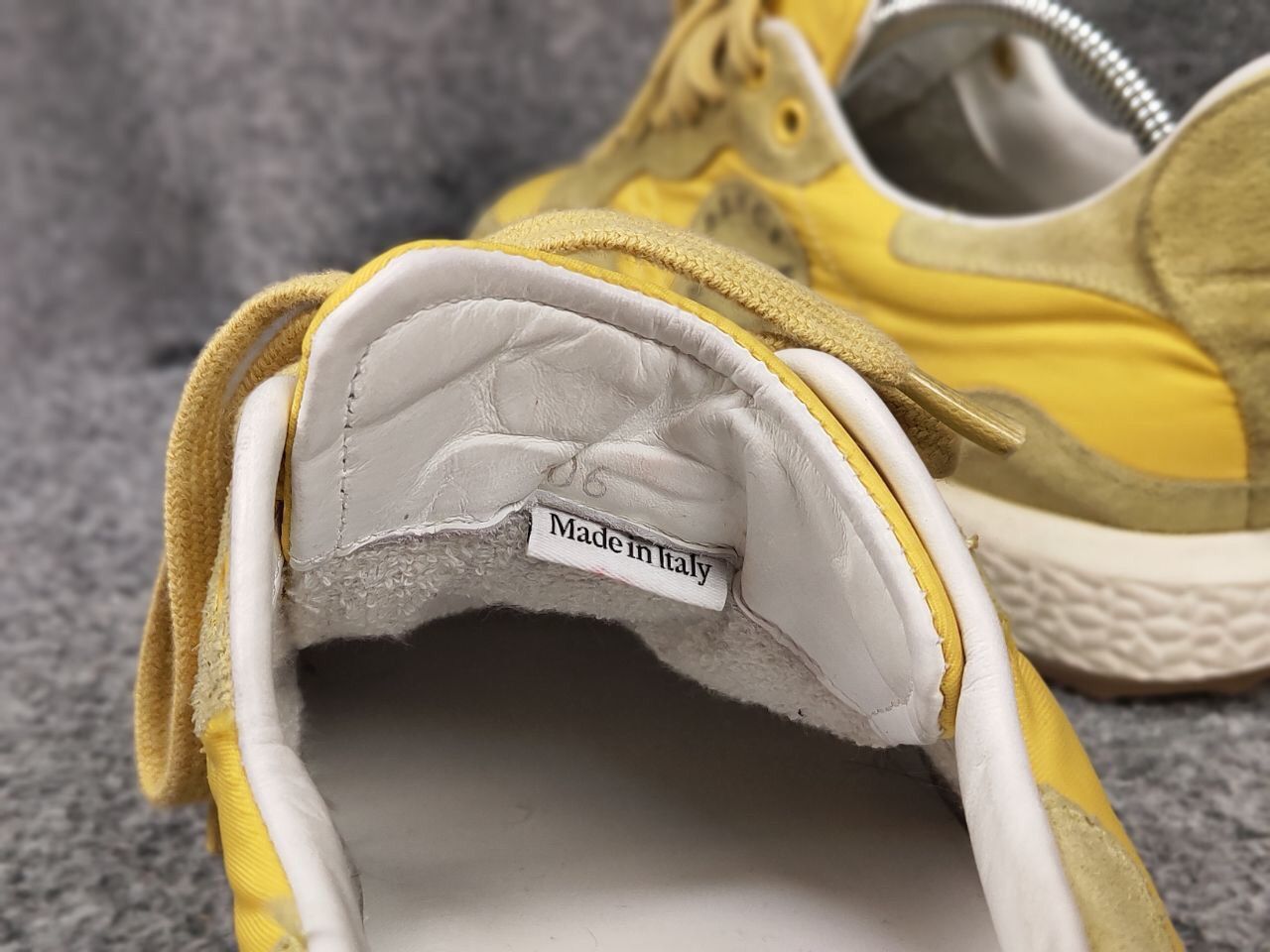 Other Benci Brothers Italy Design Yellow Casual Men's Sneakers Size US 8.5 / EU 41-42 - 17 Thumbnail