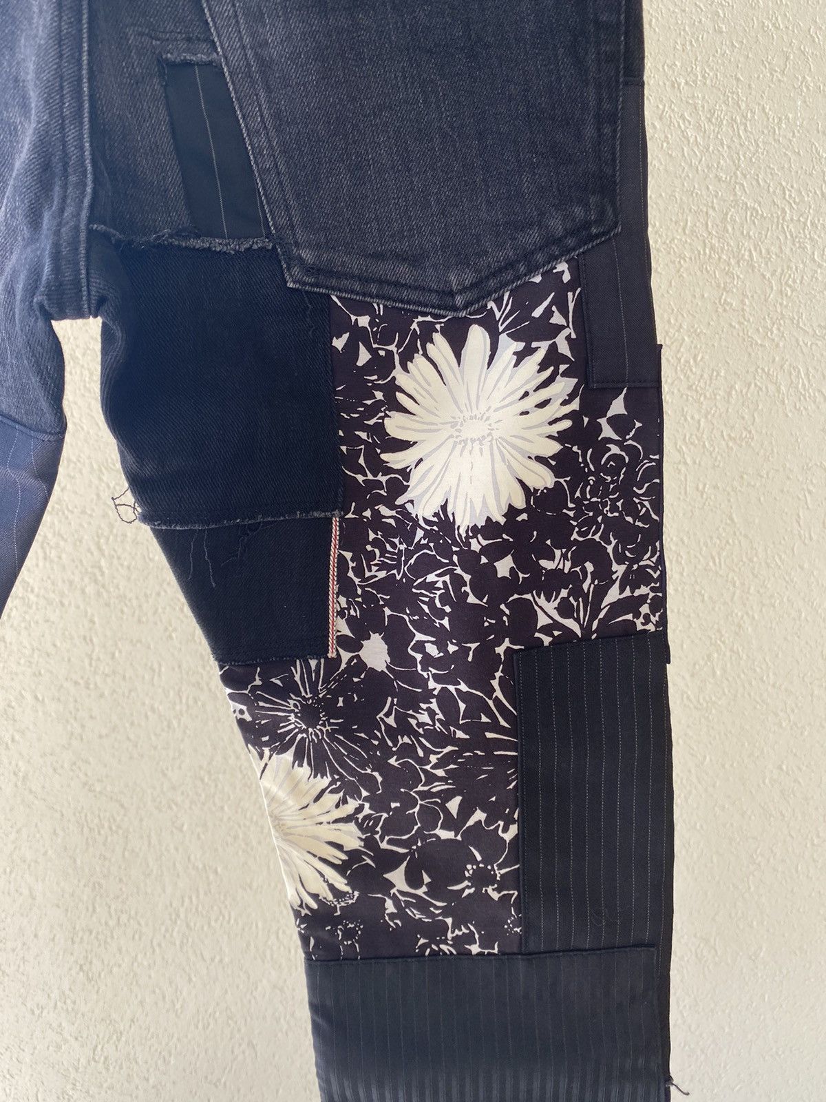 Comme des Garcons Comme des Garcons Black patchwork jeans Size US 30 / EU 46 - 6 Thumbnail