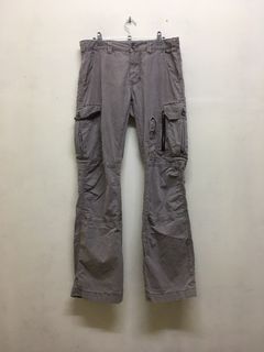 00s Katharine Hamnett Wool Multi Pocket Cargo Pants