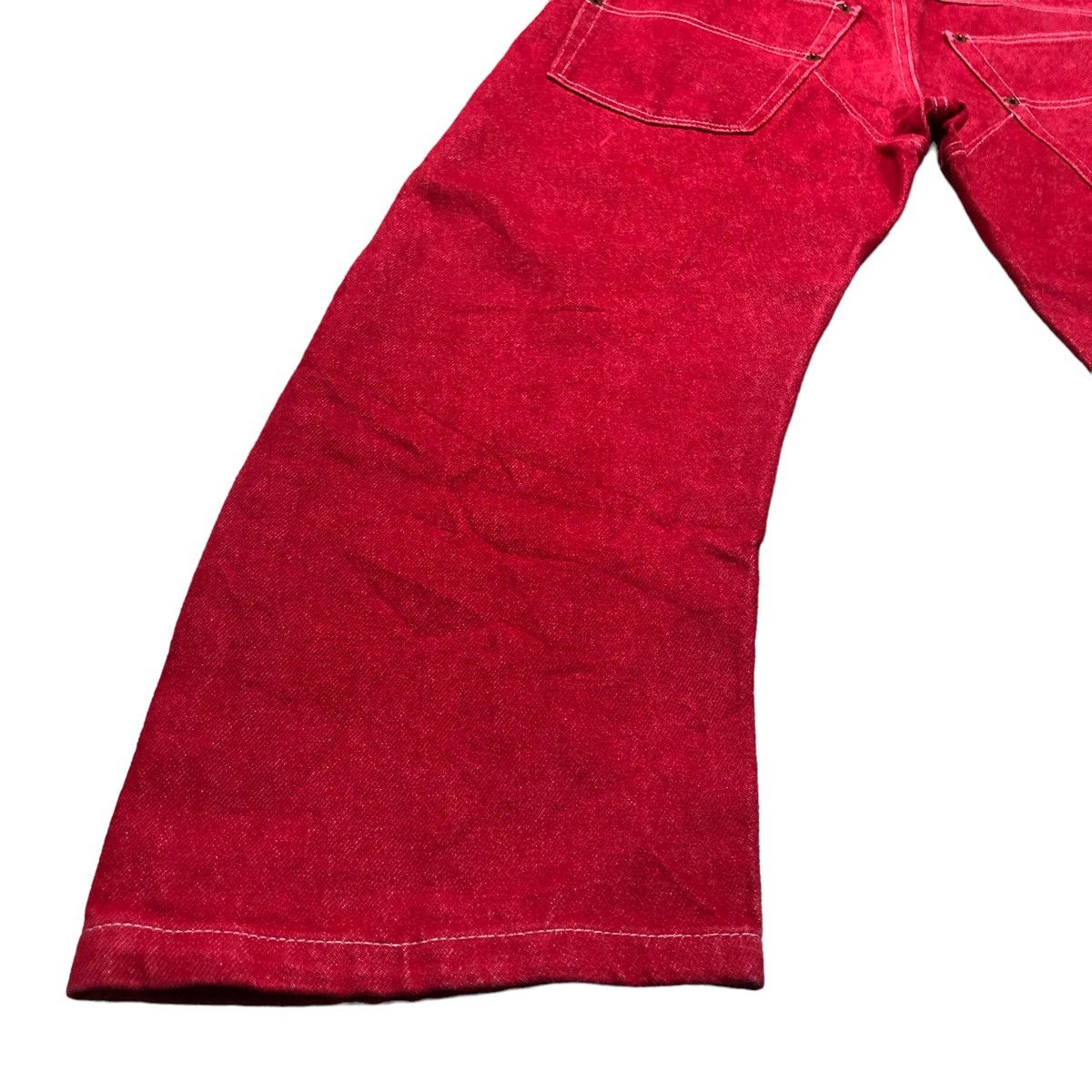 Andrew Mackenzie Andrew Mackenzie Red Denim Curve Jeans Size US 28 / EU 44 - 12 Thumbnail