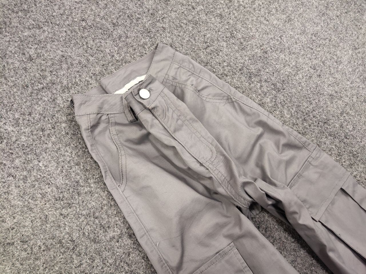 Japanese Brand Vintage 90's Japanese Bondage Zip Bootcut Gray Cargo Pants Size US 30 / EU 46 - 11 Thumbnail